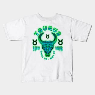 Taurus 8a Green Kids T-Shirt